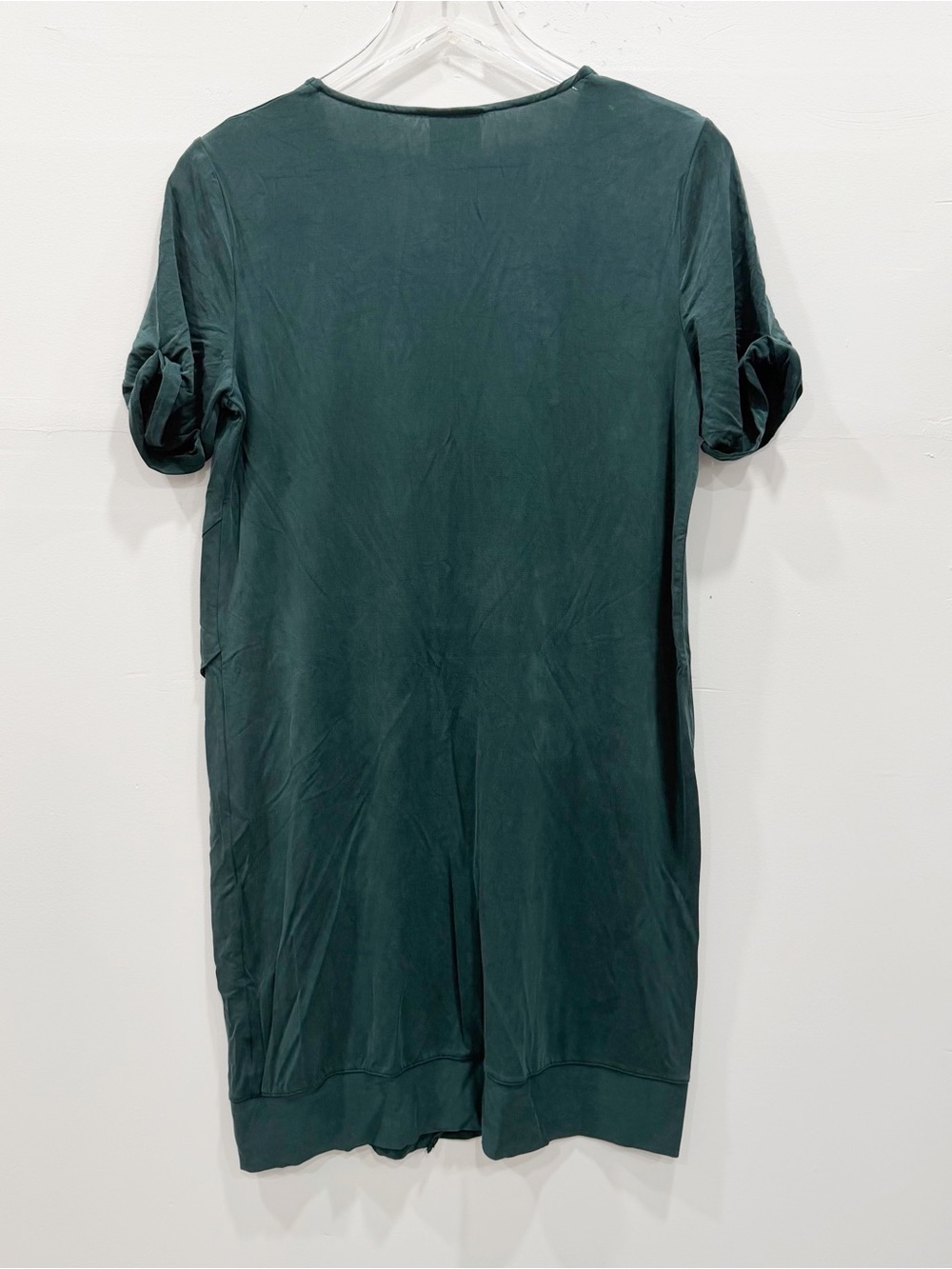 Anthropologie Dolan Green Short Sleeve Shift Dress Flowy Green Small - Picture 3 of 7
